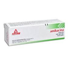 Amikacina im/iv 100mg/2ml sol iny 1 ampolleta amsa
