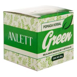 Pomada herbal green 60 grs Anlett