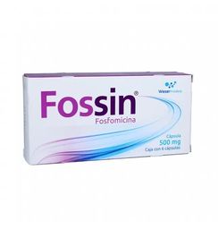 Fossin 500 mg 6 caps fosfomicina