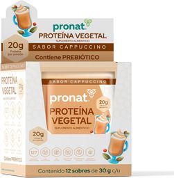 Proteina vegetal cappuccino sobre de 30 g Pronat