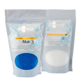 Exfoliante de jelly spa menta 250 grs  Bena Belleza