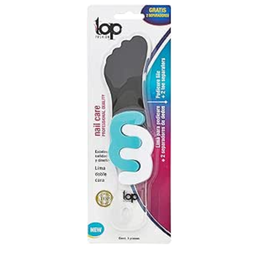 Lima para pedicure 2 separadores de dedos Top Fashion