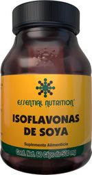 Isoflavonas De Soya 500Mg 60 Caps Essential Nutrition