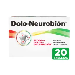 Dolo Neurobion 20 Tab (Cianocobalamina/Diclofenaco/Piridoxina/Tiamina)