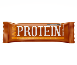 Barra de proteina caramelo 45 g Wild Protein