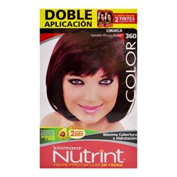 Tinte nutrint ciruela castano oscuro rojizo 360 Xiomara