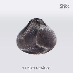 Tinte plata metalico  90 gr 20 vol Kolor Shot