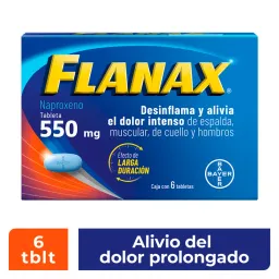 Flanax 550 Mg 6 Tab (Naproxeno)