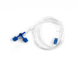 Llave de 3 vias dl con extension 80cm largo diametro interior 2.6 mm