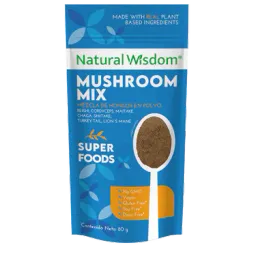 Mushroom mix mezcla de hongos 80 g  Natural Wisdom