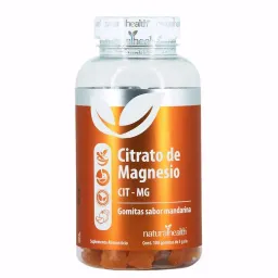 Gomita citrato magnesio sab mandarina Natural Health 100 gomitas