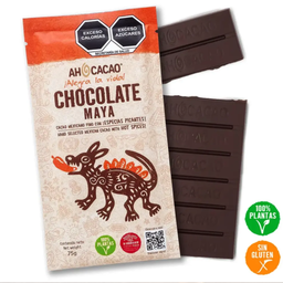 Chocolate maya barra 75 g Ah Cacao