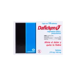 Dafloxen-F 275/300Mg 16 Tab (Naproxeno/Paracetamol)