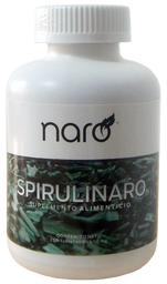 Spirulinaro Naro 400 mg frasco c 250 tabletas