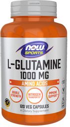 L glutamina cont. 120 capsulas de 1 000 mg c u Now Sport