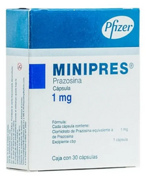 Minipres 1 Mg 30 Caps (Prazosina)