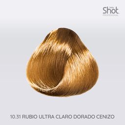 Tinte rubio claro dorado cenizo 90 gr 20 vol Kolor Shot