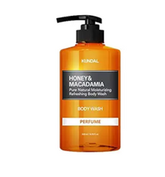 Gel de ducha de miel y macadamia para el cuerpo white musk 500 ml Kundal
