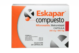 Eskapar Comp 200/600 Mg 20 Caps (Metronidazol/Nifuroxazida)