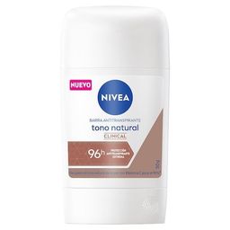 Clinical barra antritranspirante tono natural 96h 50 g Nivea