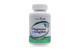 Magnesio y jengibre 750 mg 60 caps