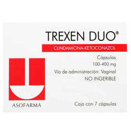 Trexen Duo 100/400Mg 7 Ov (Clindamicina/Ketoconazol)