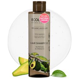 Ecl green hair shampoo nutrition strength organic avocado 250 ml Ercolatier