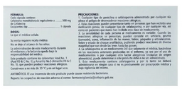 Cefalver 500 mg 20 caps cefalexina antibiotico