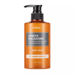 Crema corporal de miel y macadamia amber vainilla 500 ml Kundal