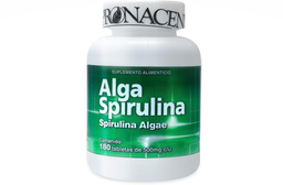 Alga spirulina frasco 500 g c 180