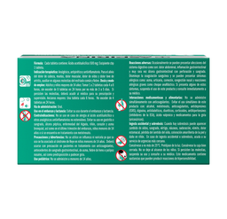 Aspirina 500 Mg 100 Tab (Acido Acetilsalicilico)