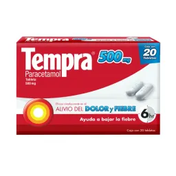 Tempra 500 Mg 20 Caplets (Paracetamol)