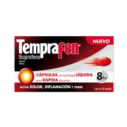 Tempra fen 400 mg 20 cap ibuprofeno Rb Health