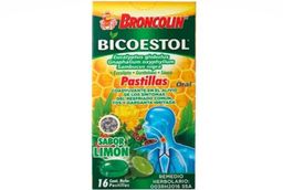 
Broncolin Bicoestol Limon 16 Pastillas