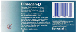 Dimegan-D 5/20 Mg 10 Caps (Fenilefrina/Loratadina)