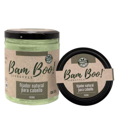 Fijador natural para cabello ricino 253 gr Bam Boo Lifestyle
