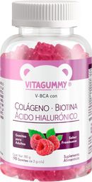 Biotina colageno acido hialuronico c 90 gomitas Vitagummy