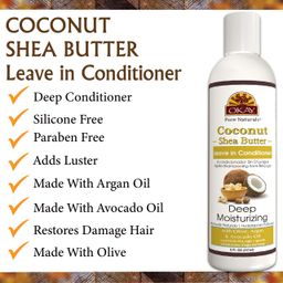 Acondicionador hidratacion profunda con aceite de coco sin enjuague 237 ml Okay