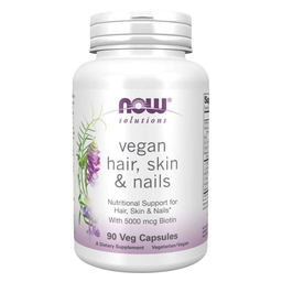 Vegan hair skin nails  90 vcaps Now
