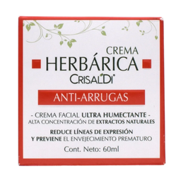 Crema herbarica anti arrugas 60 ml Crisaldi
