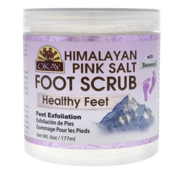 Exfoliante para piel de sal rosada 6 oz Okay