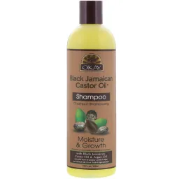 Shampoo de crecimiento e hidratacion con aceite de ricino 355 ml Okay