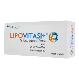 Lipovitasi or 300/25/25 mg60 tabs carnitina metionina tiamina