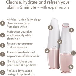 Limpiador facial aqua stream 8 en 1 aguamarina Geske