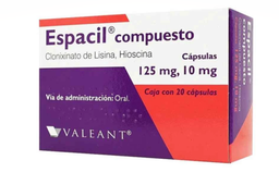 Espacil Comp 125/10Mg 20 Caps (Clonixinato De Lisina/Butilhioscina)