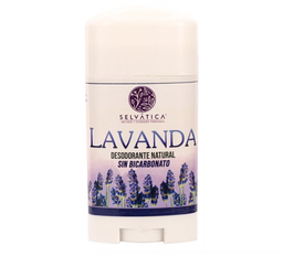Desodorante en barra solido de lavanda sin bicarbon 60 gr Selvatica