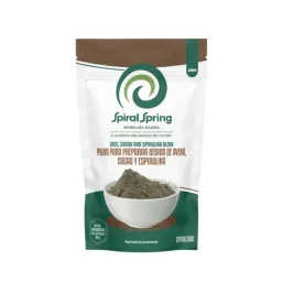 Aeh cacao avena y alga espirulina bolsa con 200 gramos Spiral Shake