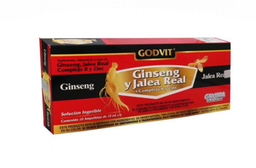 Ginseng y jalea real con complejo b y zinc Gn+vida 10 ampolletas de 10 ml