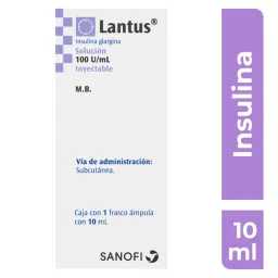 Lantus 100ui 10ml fa insulina glargina