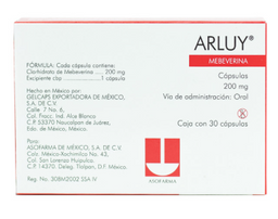 Arluy 200 Mg 30 Caps (Mebeverina)